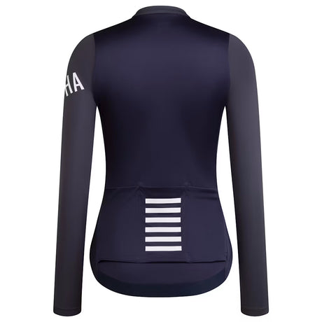 Maglia maniche lunghe donna Rapha Pro Team Lightweight - Grigio blu Rapha
