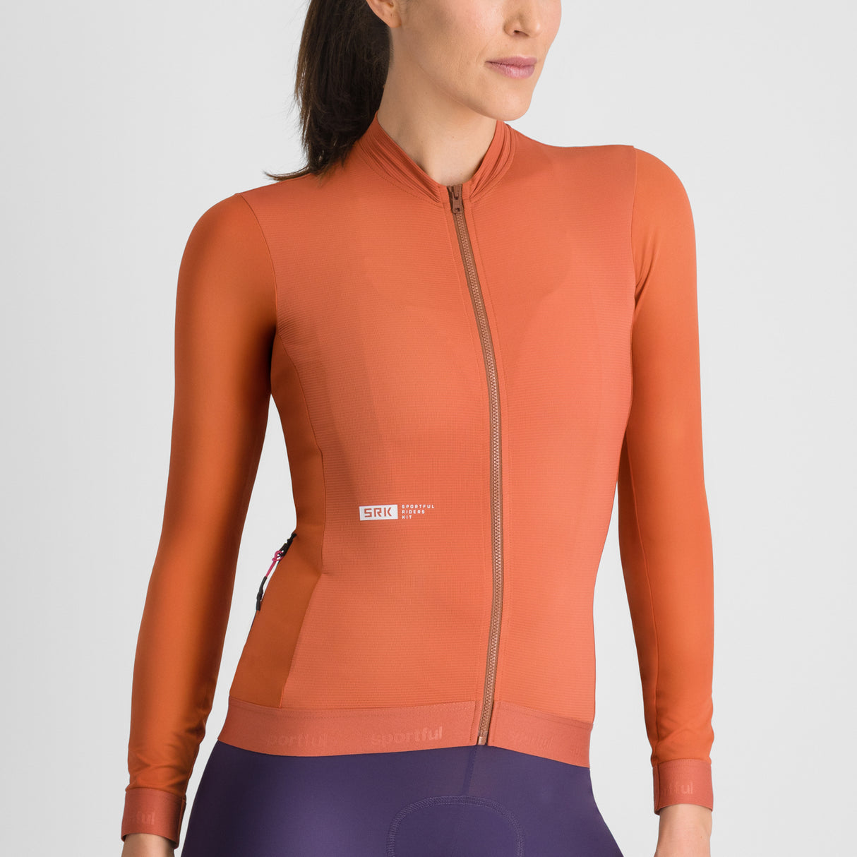 Maillot manga larga para mujer Sportful Srk - Naranja