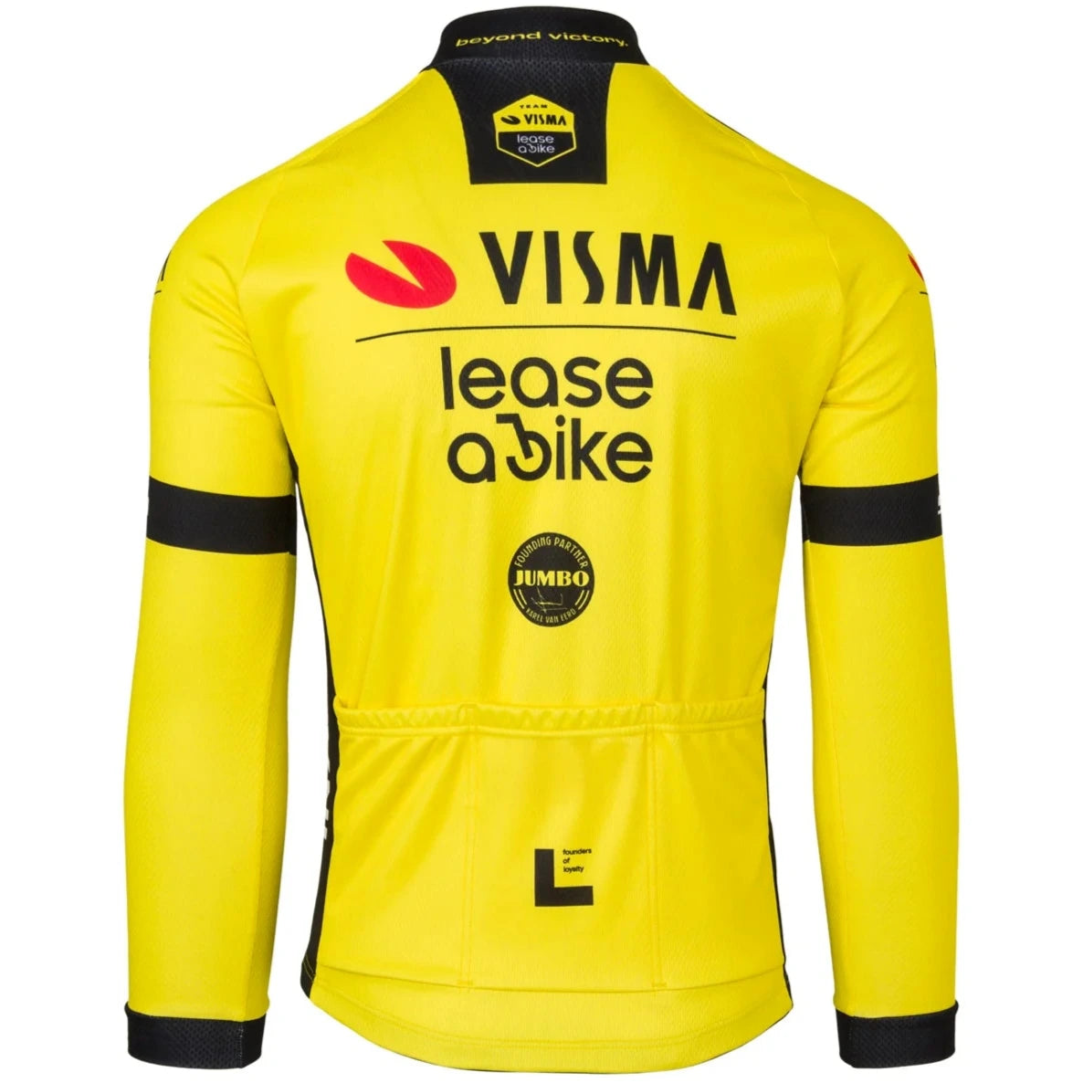 Maglia maniche lunghe Team Visma Lease a bike 2025 - F