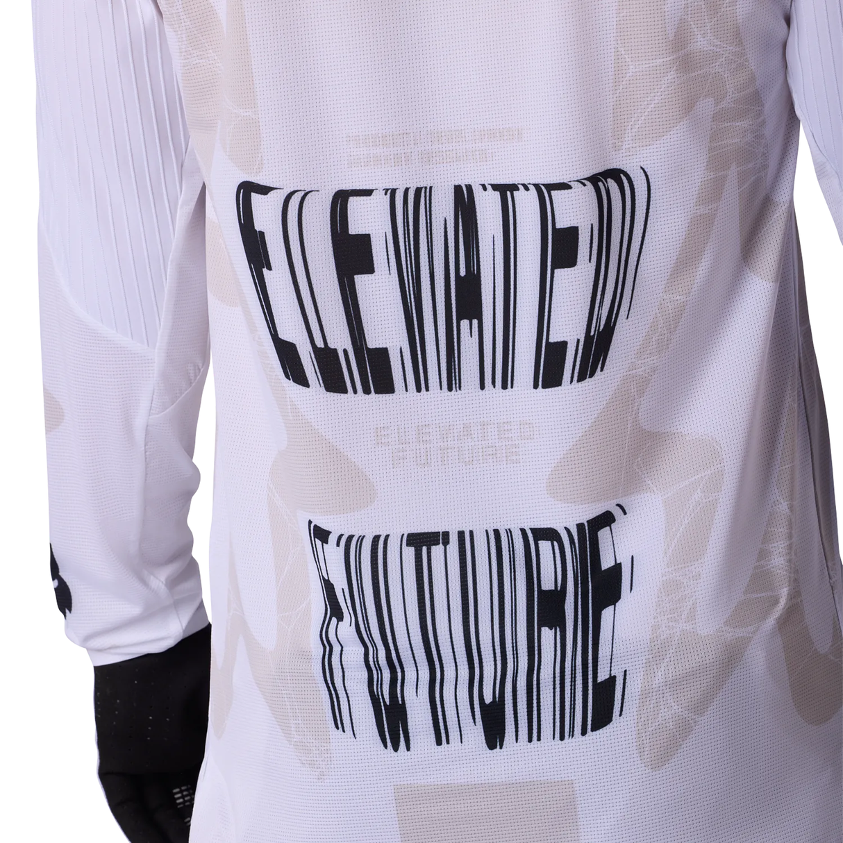 Maglia maniche lunghe mtb Fox Flexair Diffuse - Bianco Fox