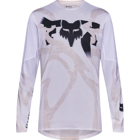 Maglia maniche lunghe mtb Fox Flexair Diffuse - Bianco Fox