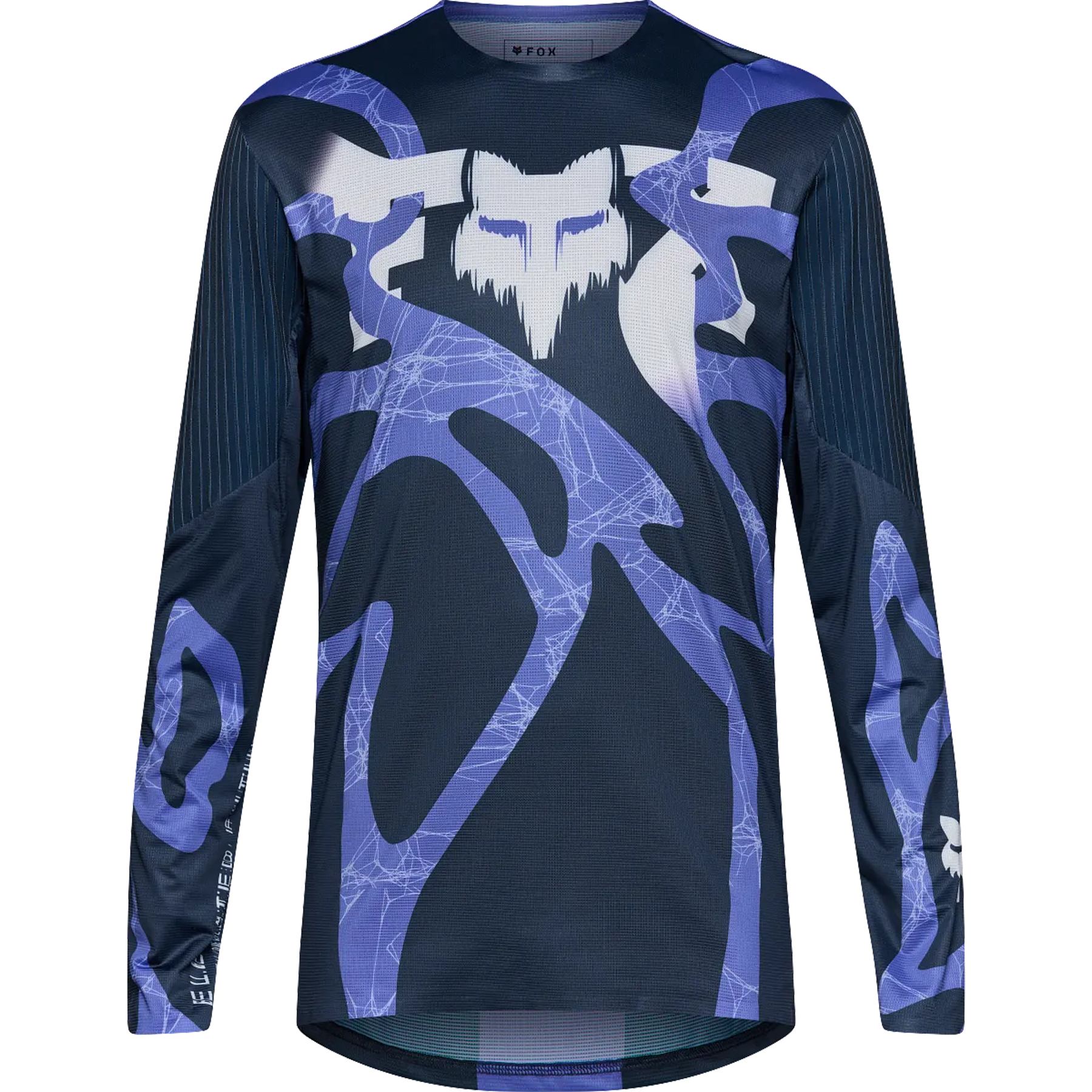 Maglia maniche lunghe mtb Fox Flexair Diffuse - Viola Fox