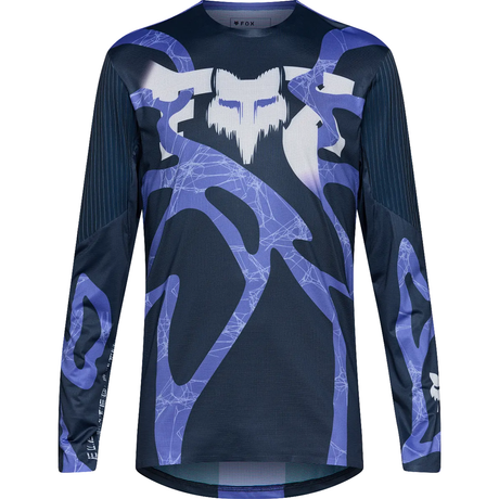 Maglia maniche lunghe mtb Fox Flexair Diffuse - Viola Fox