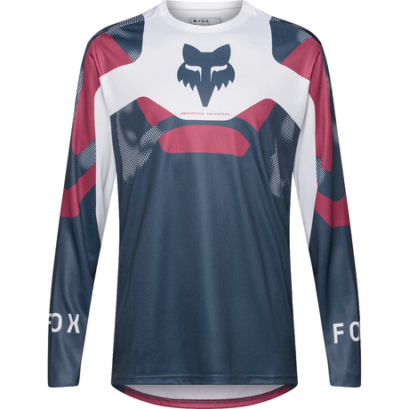 Maglia maniche lunghe mtb Fox Ranger Tactile - Bianco blu Fox