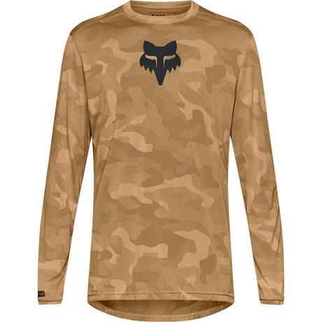 Maglia maniche lunghe mtb Fox Ranger TruDri - Marrone chiaro Fox