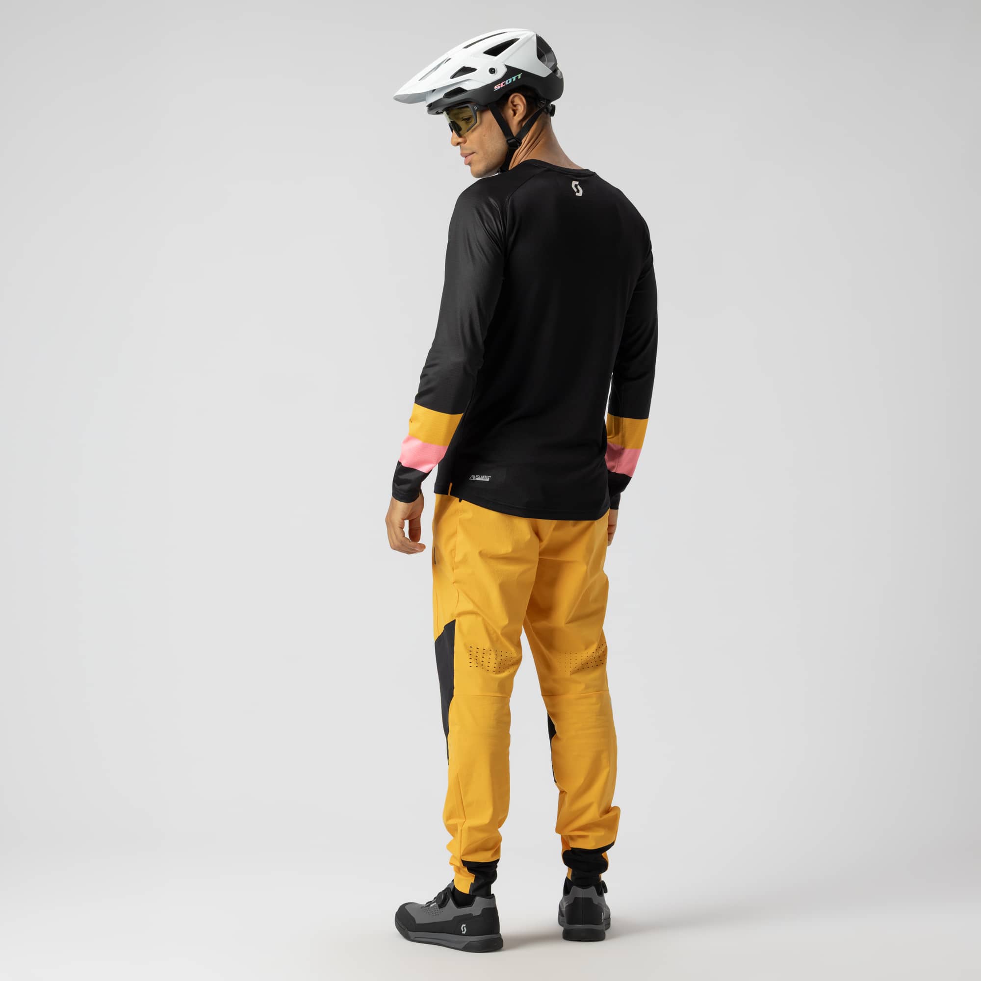 Jersey Scott Tuned long-sleeve MTB - Black