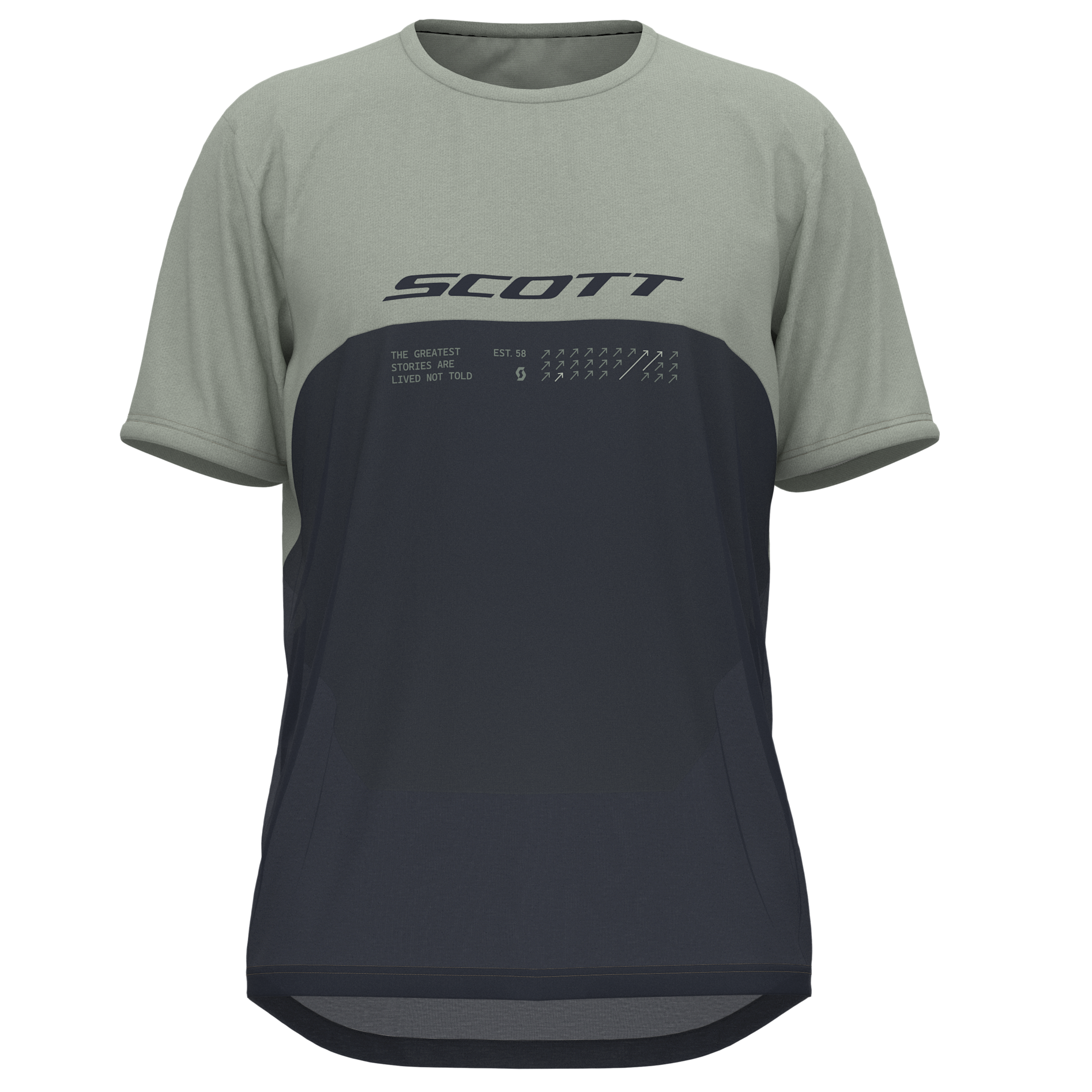 Jersey mtb Scott Trail Vertic DRI - Blue Grey