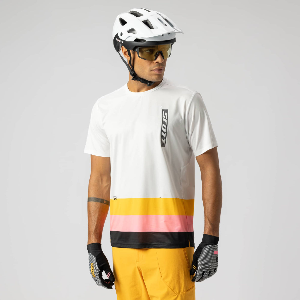 Maglia mtb Scott Tuned SL - Bianco Scott