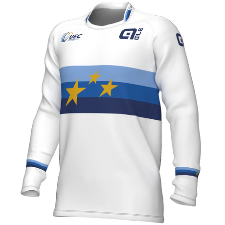 Jersey Ale UEC European Champion Enduro long-sleeve MTB jersey