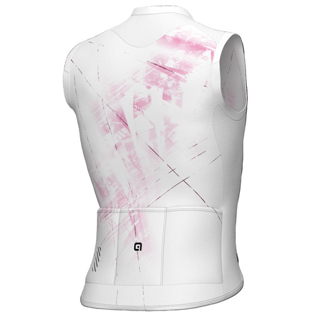 Maglia senza maniche Ale PR-E Mirror - Bianco rosa Ale