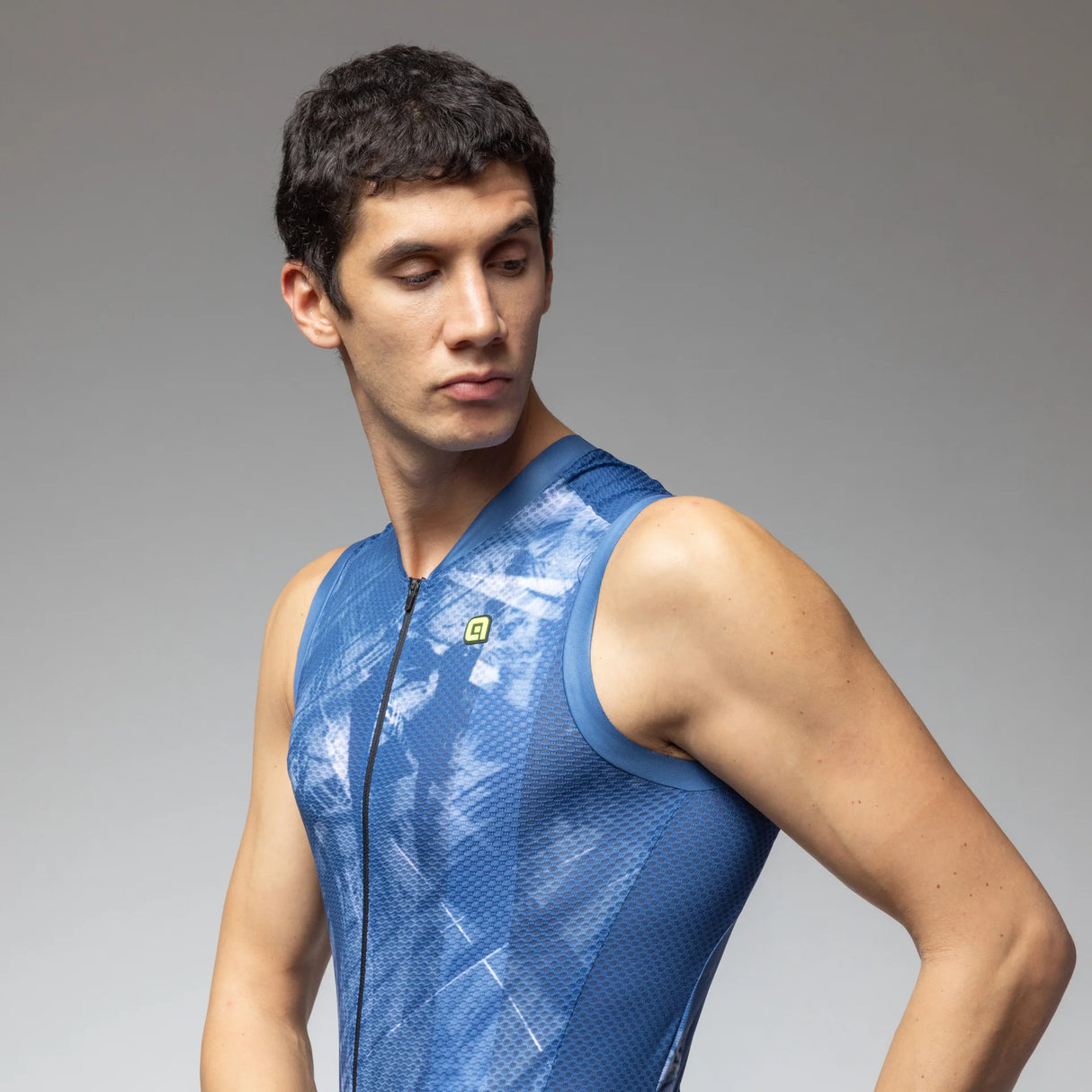 Maglia senza maniche Ale PR-E Mirror - Blu Ale