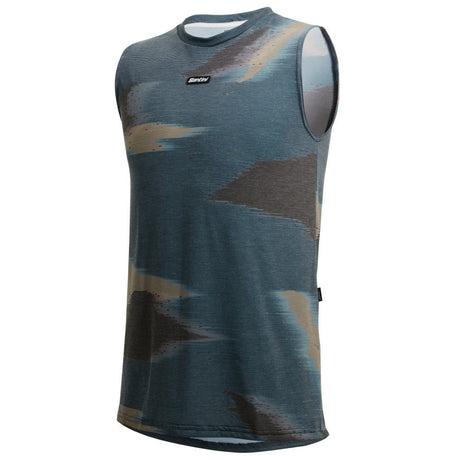 Maglia senza maniche Santini Watt Indoor - Verde Santini