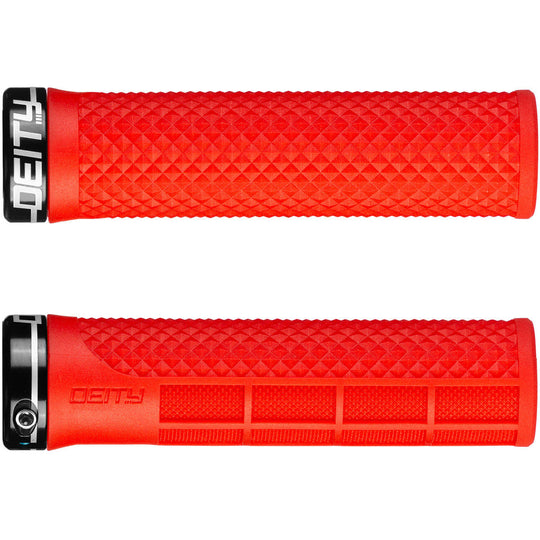 Deity Lockjaw grips - Red