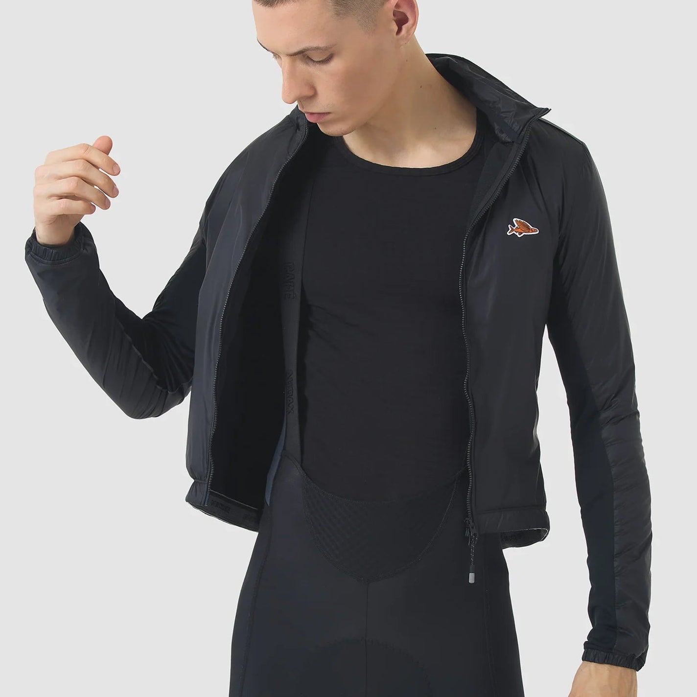 Mantellina Cafe du Cycliste Lise - Nero Café du Cycliste