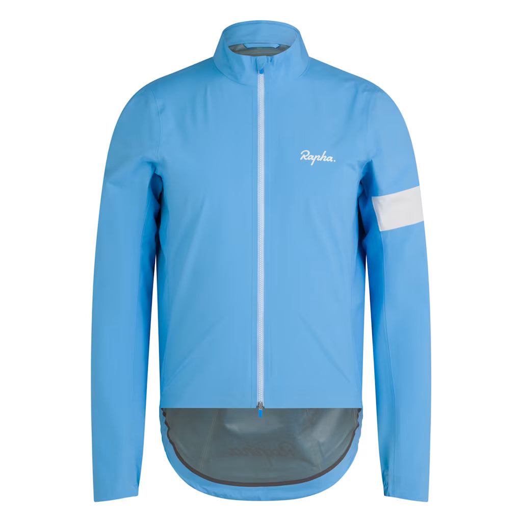 Mantellina Rapha Core Rain - Azzurro Rapha