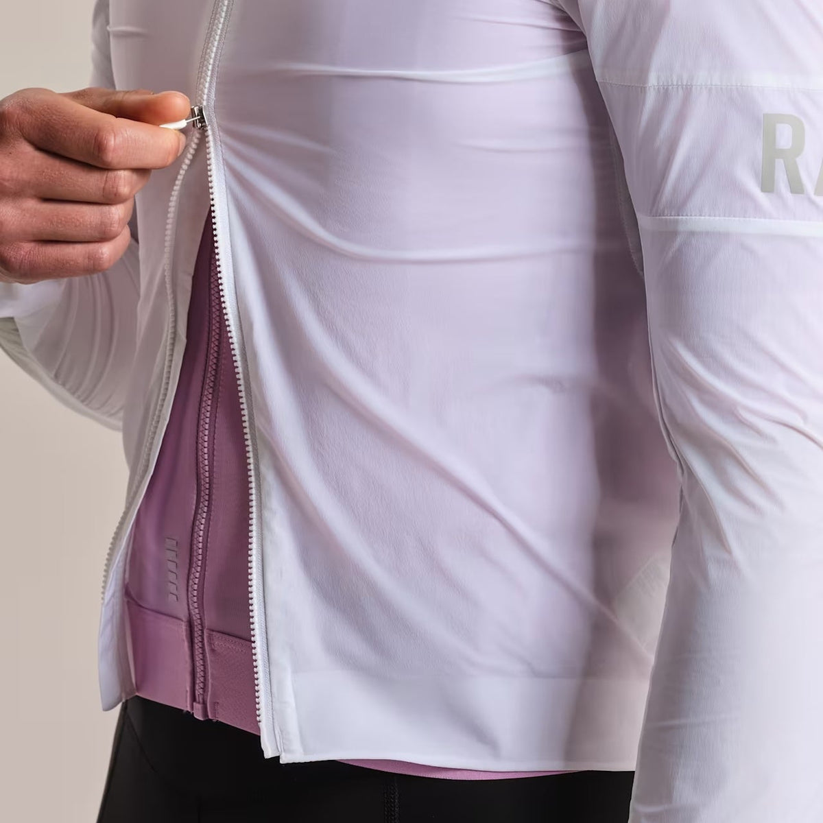 Mantellina Rapha Pro Team Lightweight Wind - Bianco Rapha