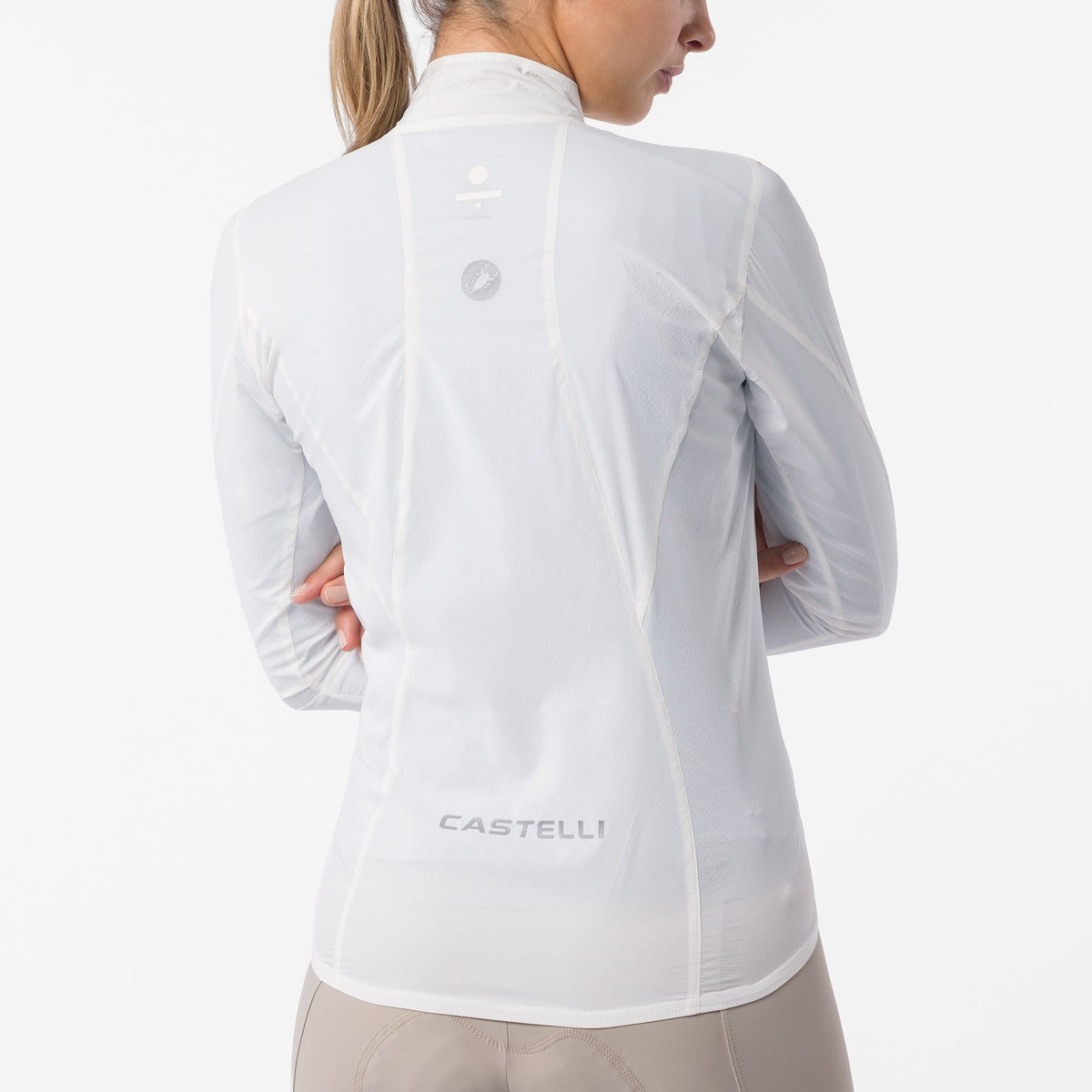 Mantellina donna Castelli Transition Air - Bianco Castelli