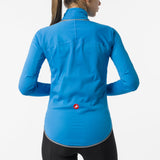 Castelli Ultra Rain Cape frau jacke - Blau