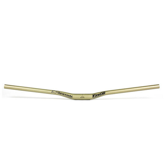 Renthal Fatbar 35 20mm Rise Handlebar - Black Gold 