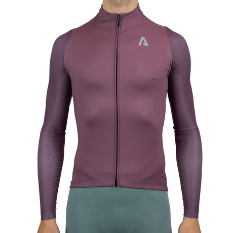 Maglia maniche lunghe All4cycling Color - Bordeaux