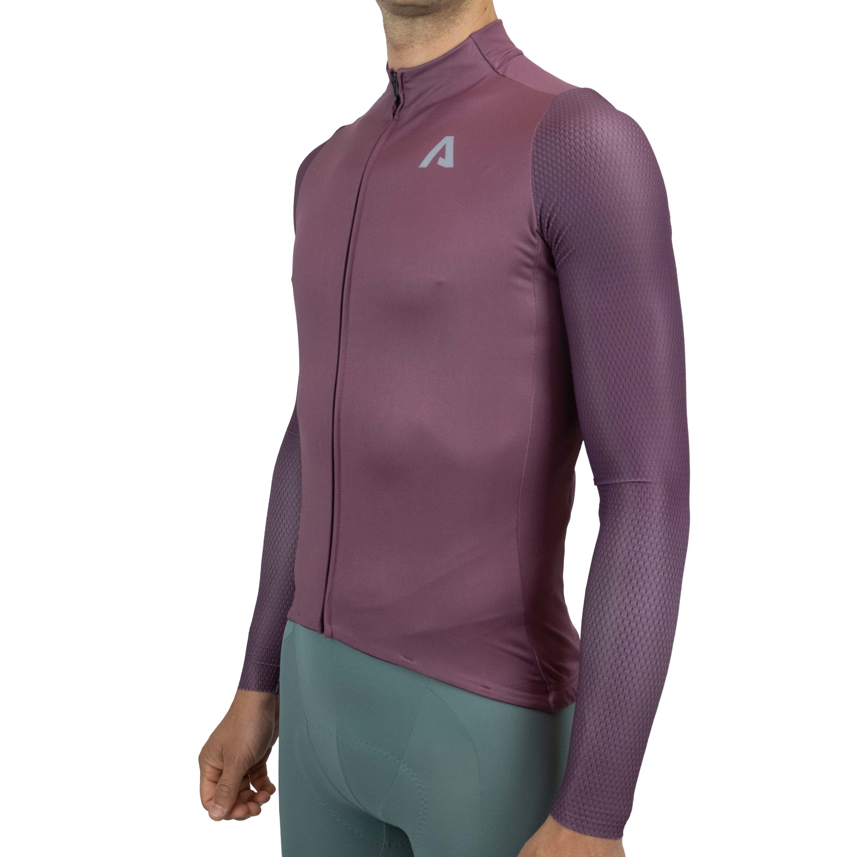 Maillot mangas largas All4cycling Color - Burdeos