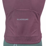 Maglia maniche lunghe All4cycling Color - Bordeaux