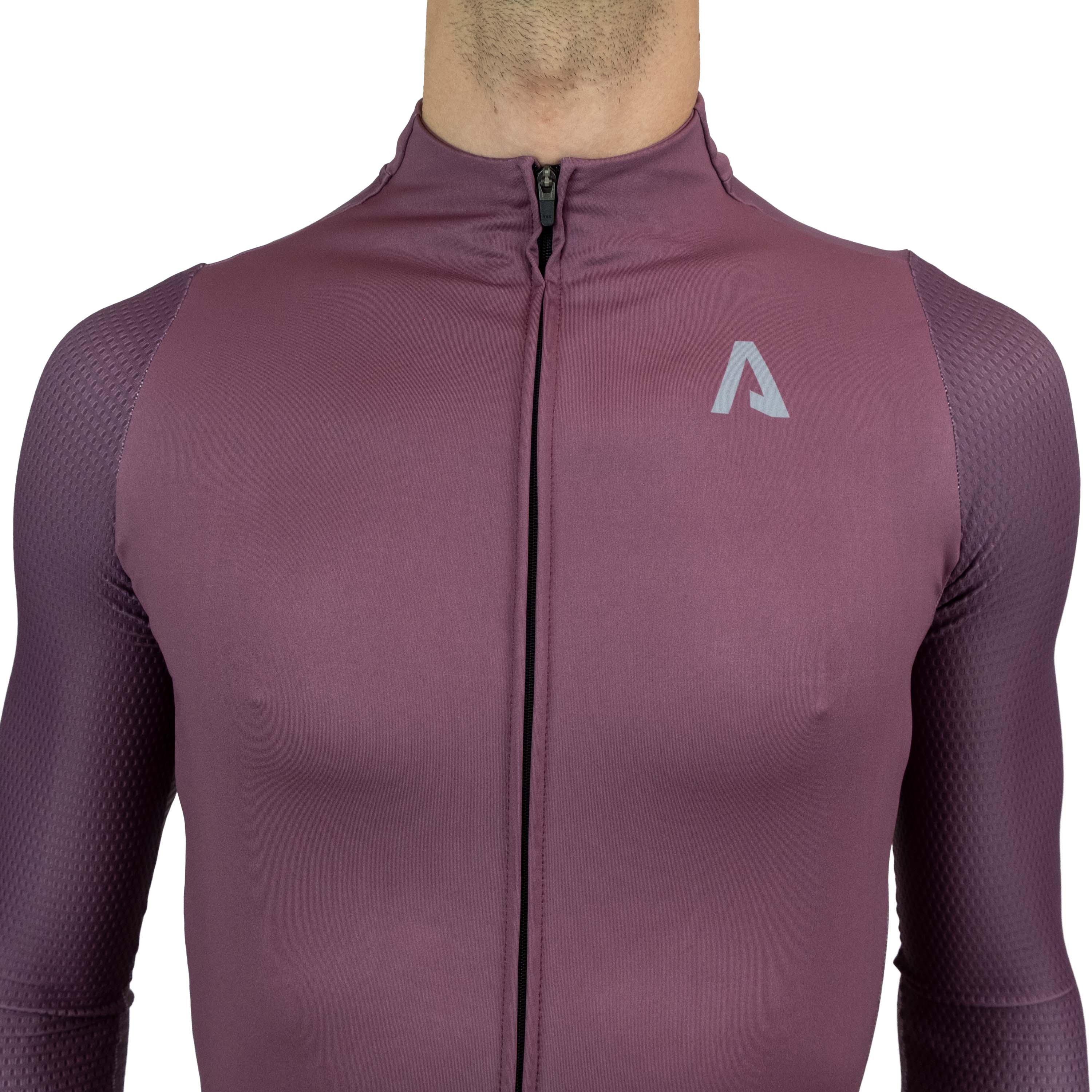 Maillot mangas largas All4cycling Color - Burdeos