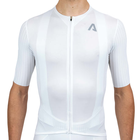 Maglia All4cycling Race Color - Bianco