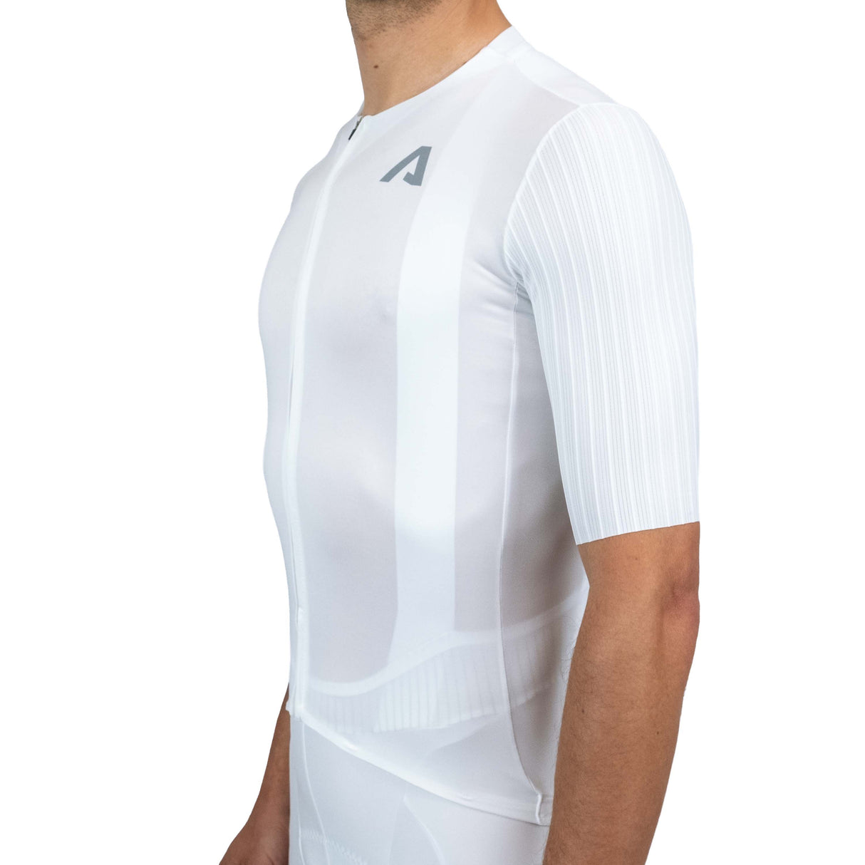 Maglia All4cycling Race Color - Bianco