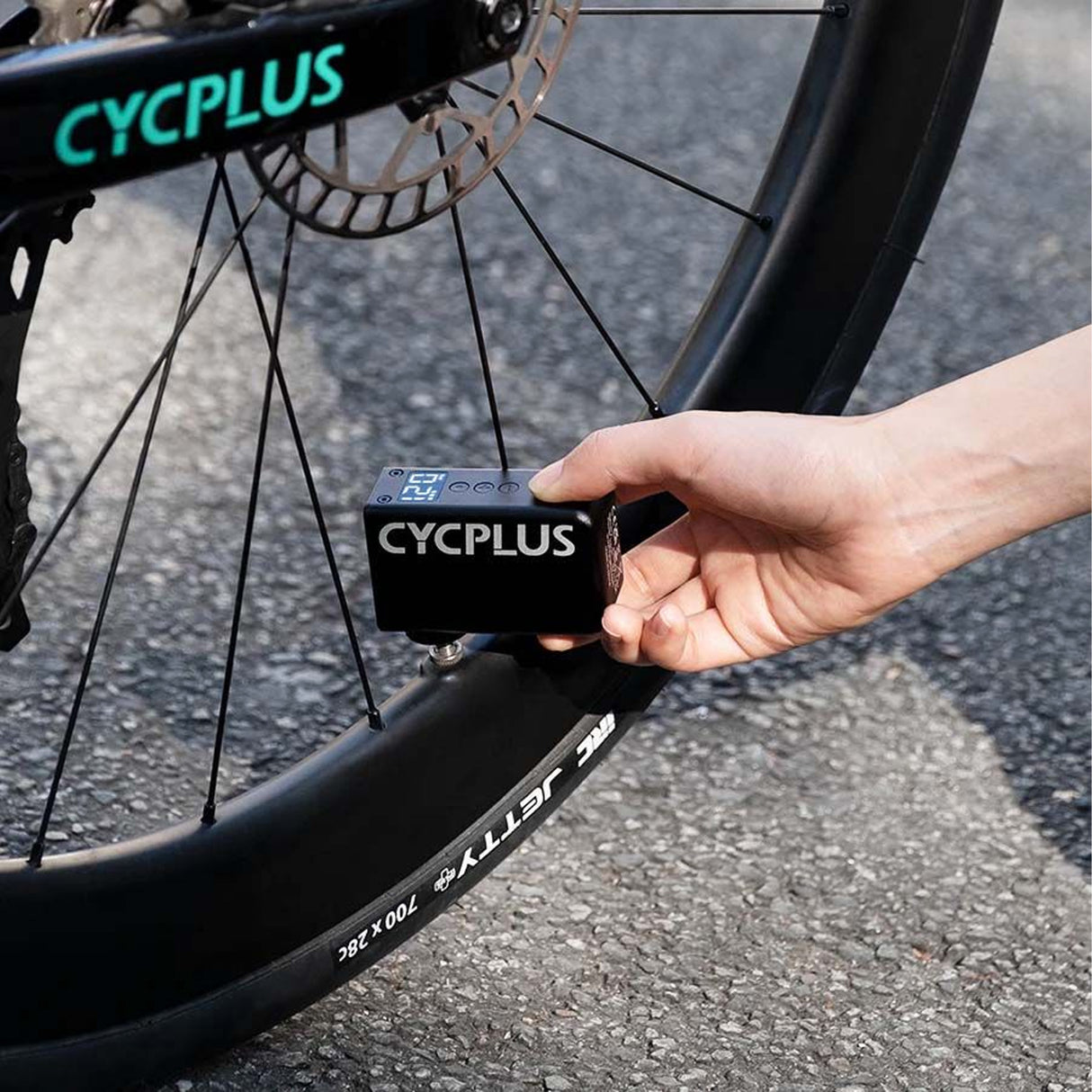 Mini compressore elettrico Cycplus AS2PRO Cycplus