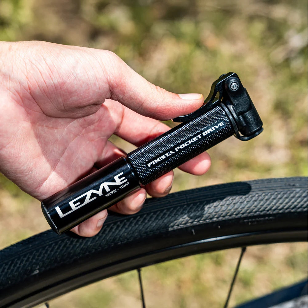 Lezyne Presta Pocket Drive Mini Pump - Black | All4cycling
