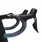 Supacaz Super Sticky Kush Handlebar Tape - Star Fade Blue Refractor