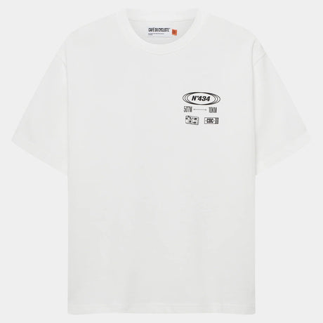 Cafe du Cycliste Col D'Eze T-Shirt - White