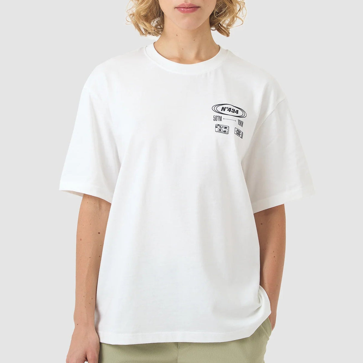 T-Shirt Cafe du Cycliste Col D'Eze - Bianco