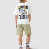 T-Shirt Cafe du Cycliste Col Paris - Bianco