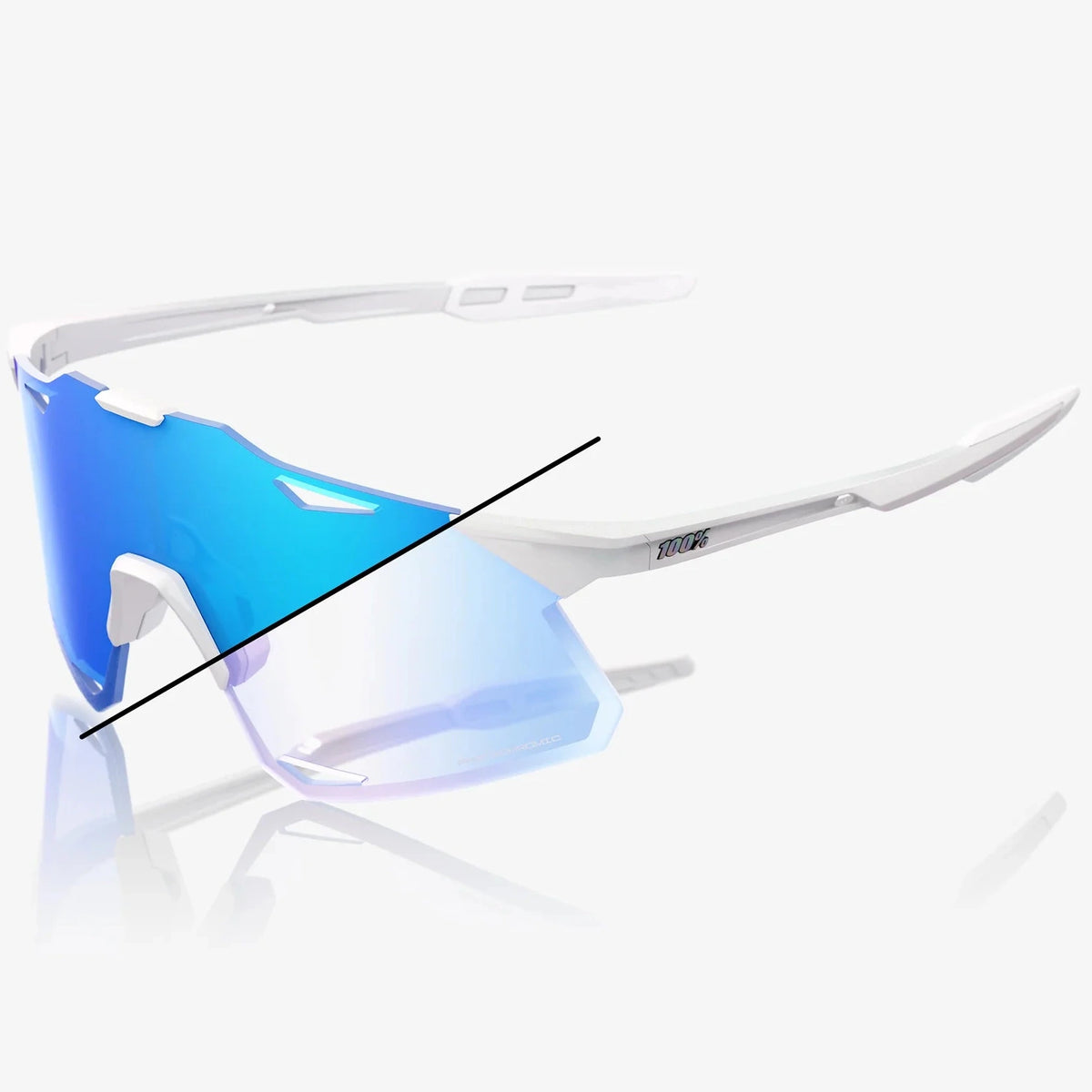 100% Hypercraft Brille - Bastille Blue Mirror Photochromic