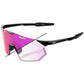 Occhiali 100% Hypercraft SQ - Gloss Black Photochromic Purple Mirror 100percent