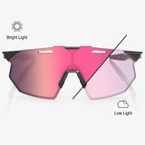 Occhiali 100% Hypercraft SQ - Gloss Light Grey Rose Gold Mirror Photochromic 100percent