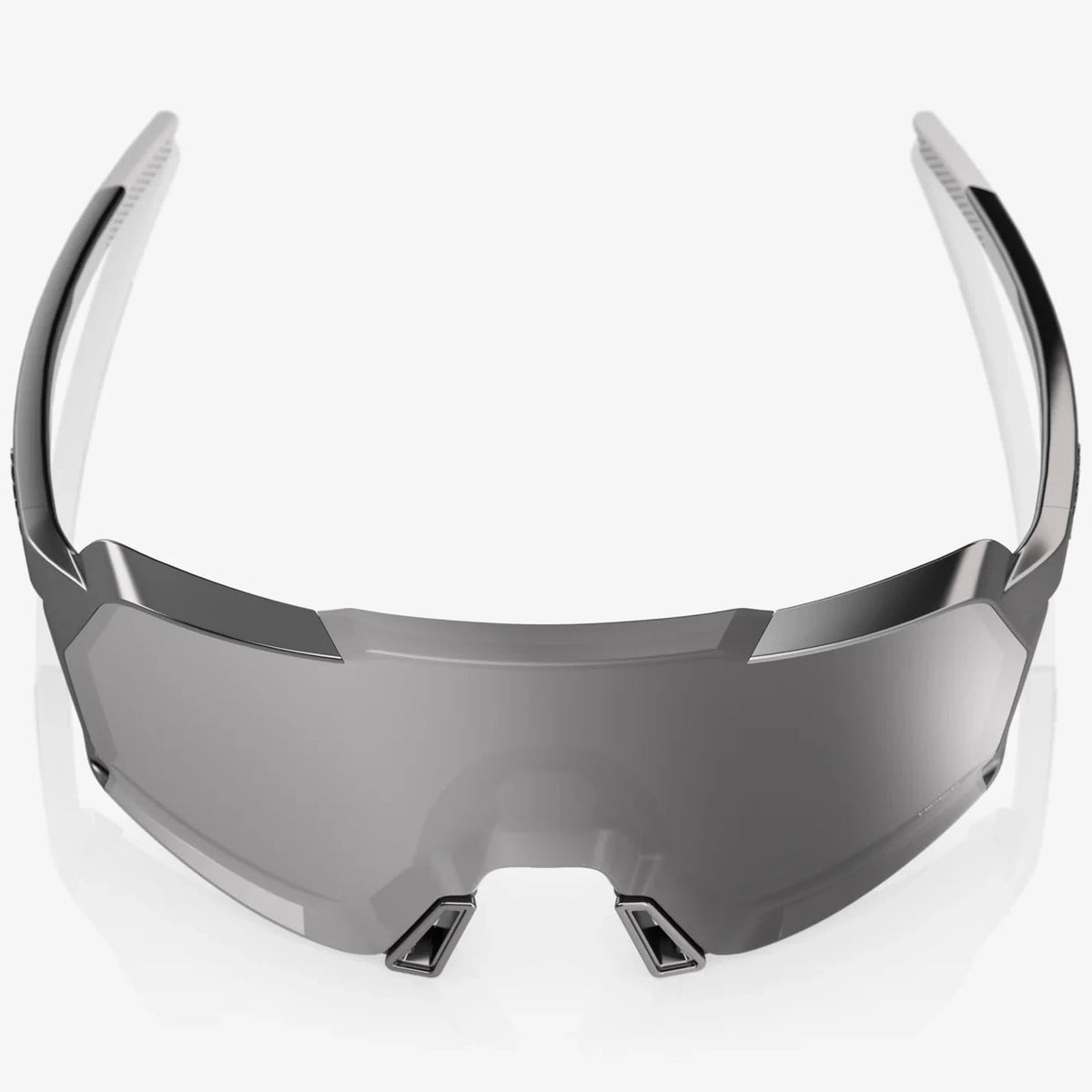 100% Korbin Brille - Gloss Black Chrome HiPER Silver Mirror
