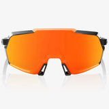 100% Korbin Brille - Gloss Metallic Black HiPER Red Multilayer Mirror