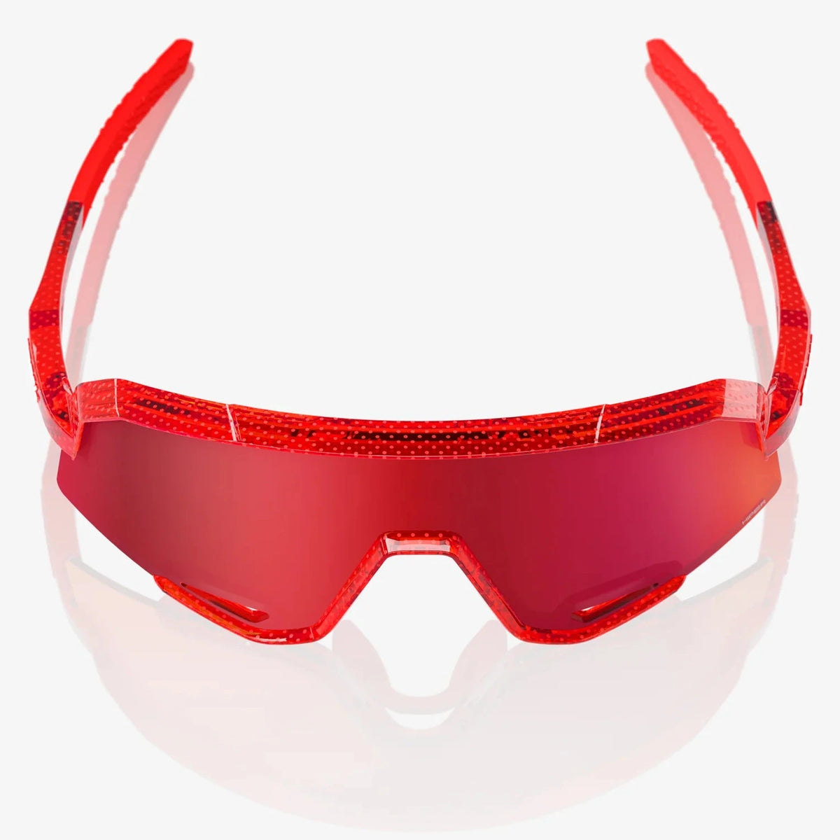 Lunettes 100% Slendale - Campari Translucent Red HiPER Fire Red