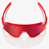 Lunettes 100% Slendale - Campari Translucent Red HiPER Fire Red