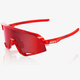 Lunettes 100% Slendale - Campari Translucent Red HiPER Fire Red