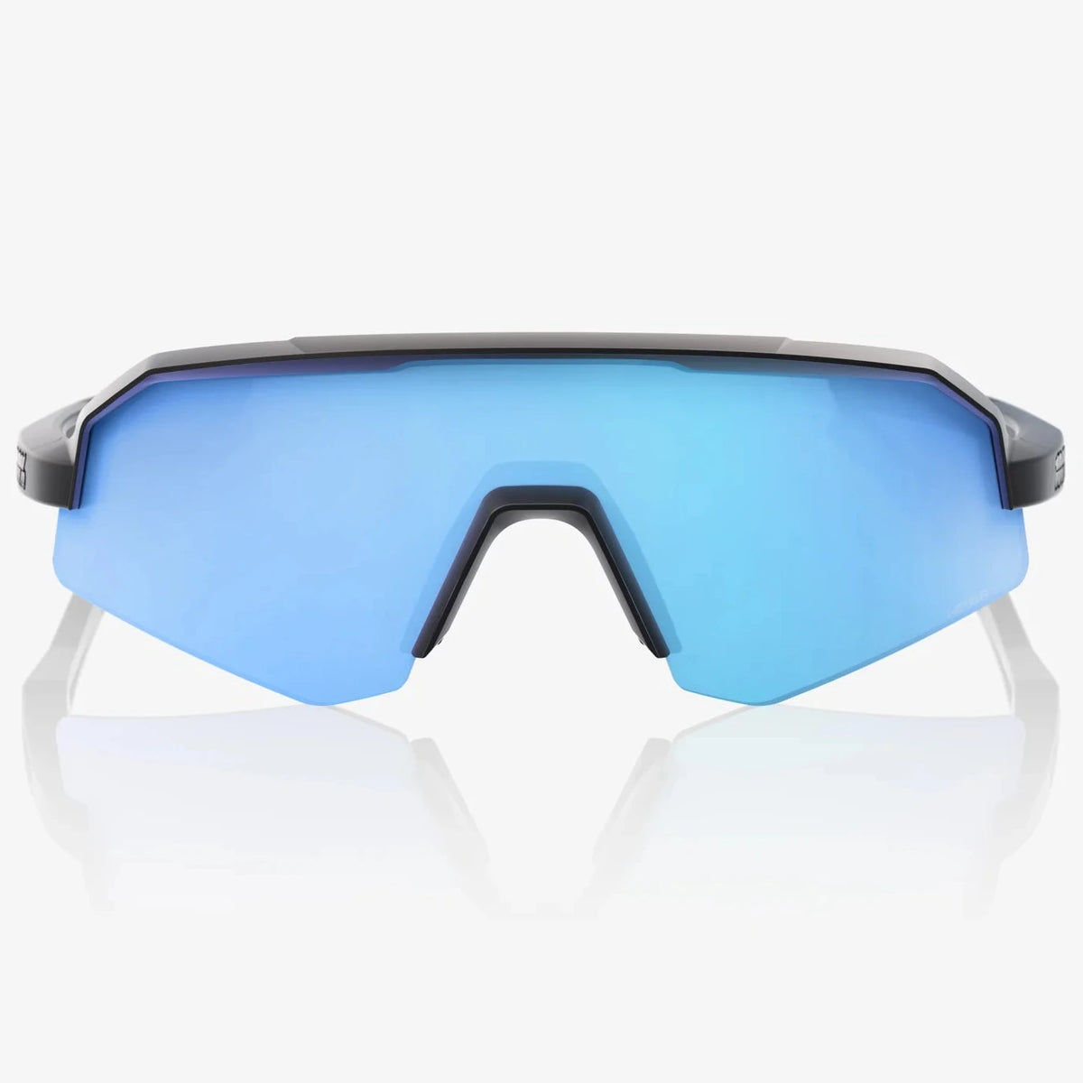100% Slendale Youth Brille – Matte Black HiPER Blue Multilayer Mirror