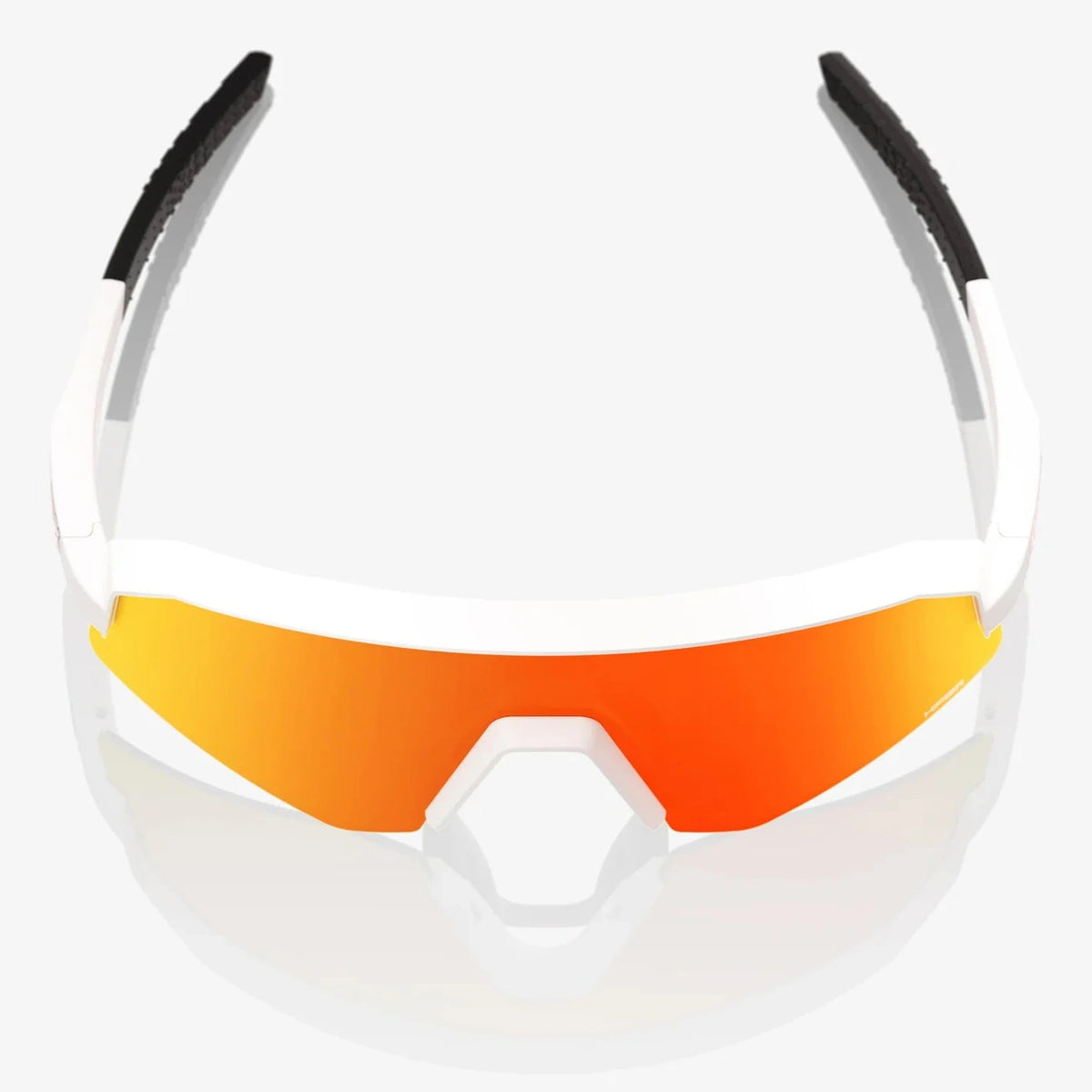 100% Slendale Youth Glasses - Matte White HiPER Red Mirror Multilayer