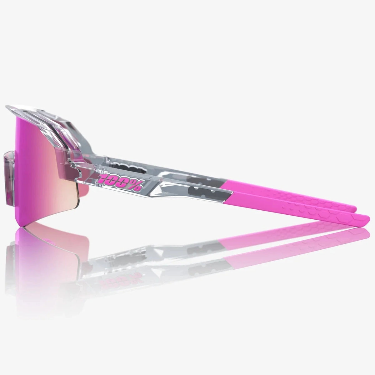 100% Slendale Youth Sunglasses - Tokyo Night Purple Mirror Multilayer