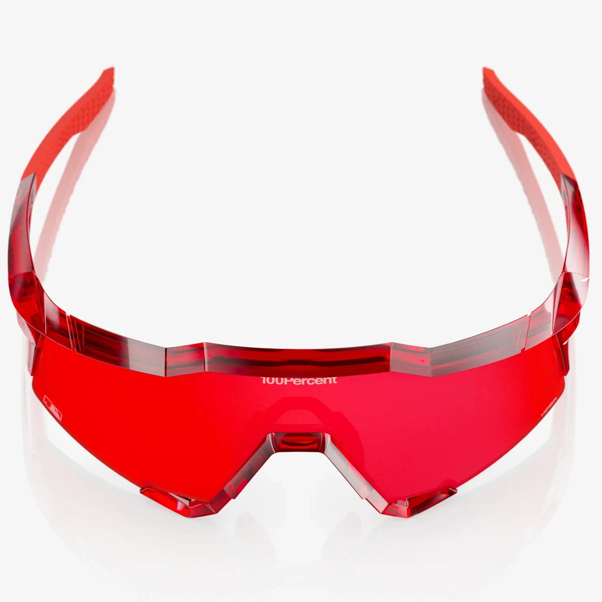 100% Speedcraft Brille - MLB Authentic Polished Translucent Red HiPER® Fire Mirror