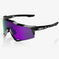 Occhiali 100% Speedcraft - Polished Black HiPER Lavender Mirror Polarized