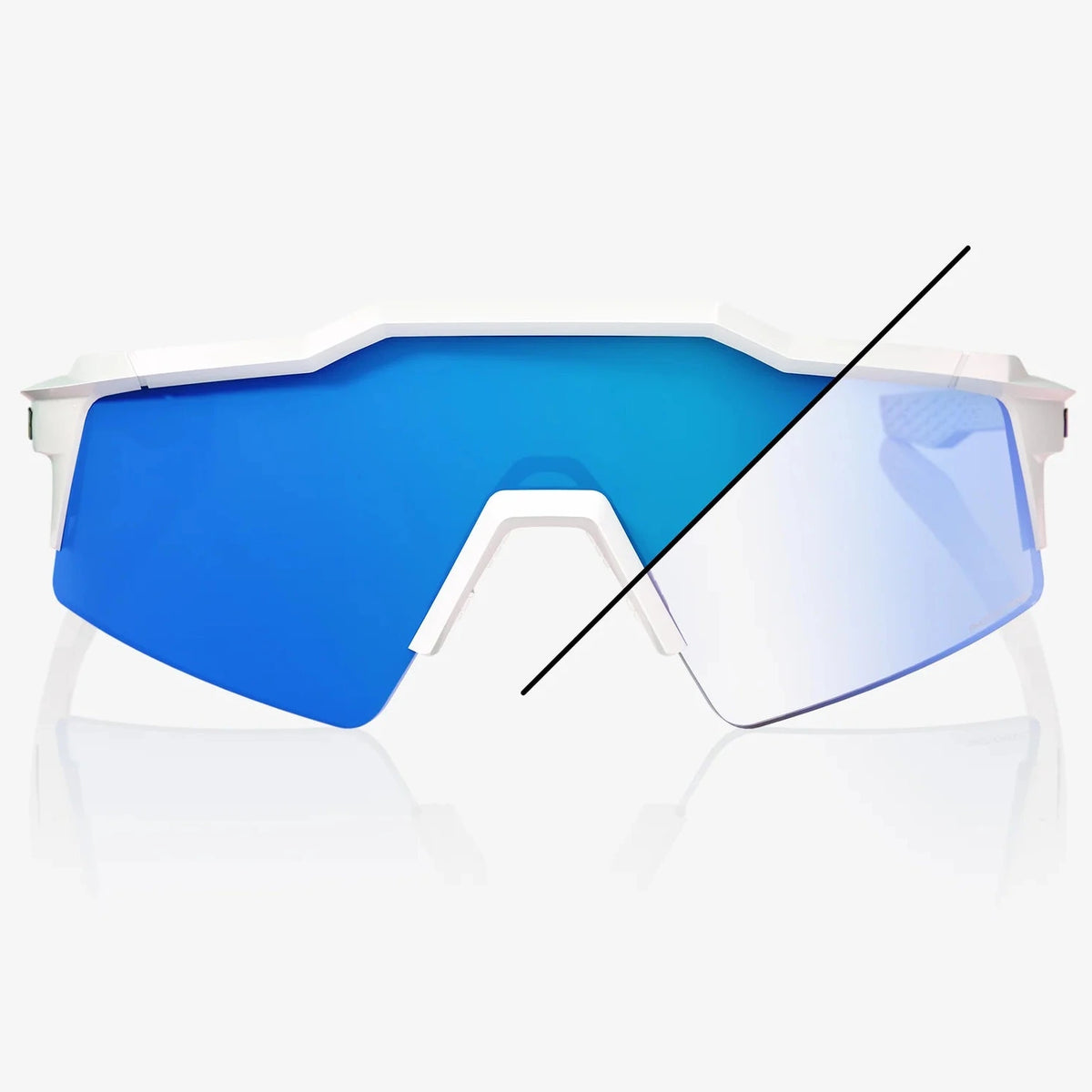 100% Speedcraft SL Glasses - Bastille Blue Mirror Photochromic