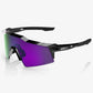Occhiali 100% Speedcraft SL - Polished Black HiPER Lavender Mirror Polarized